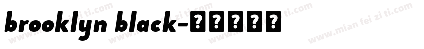 brooklyn black字体转换
